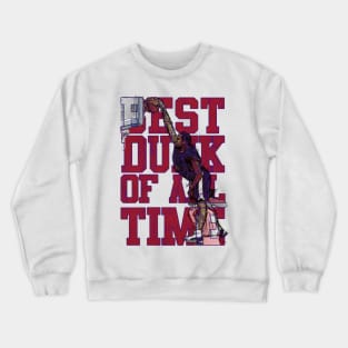 Vince Carter Toronto USA Best Dunk Of All Time Crewneck Sweatshirt